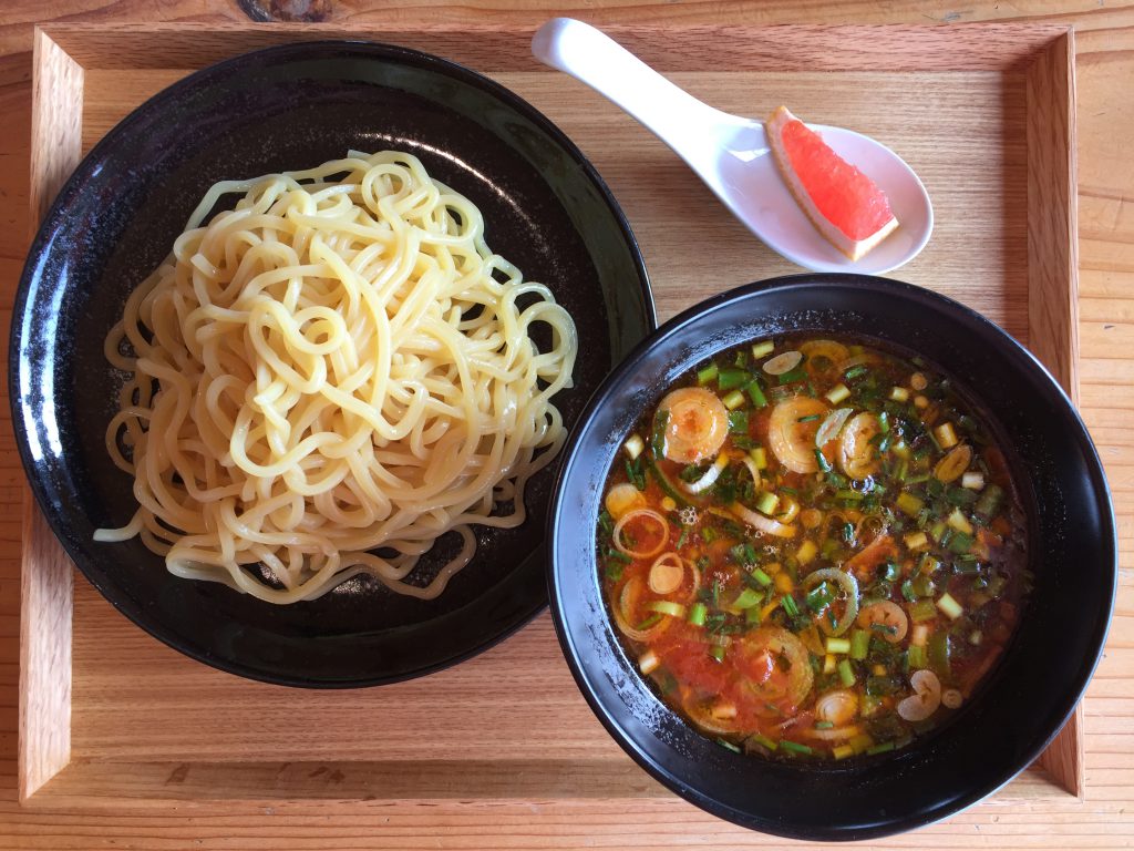 夏にはつけ麺メニューも